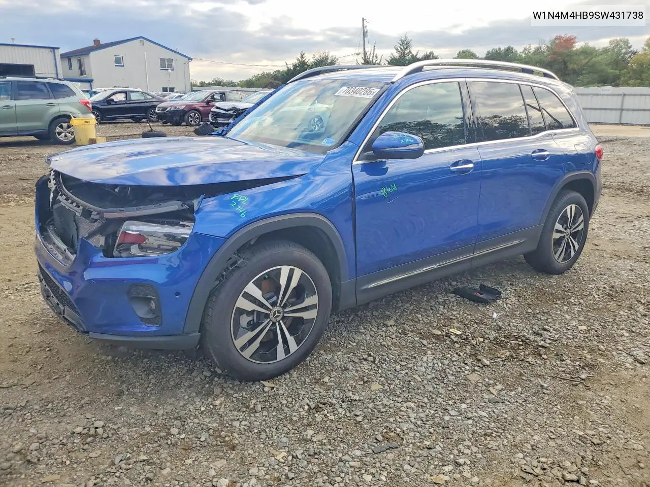 MERCEDES GLB 2025, VIN W1N4M4HB9SW431738