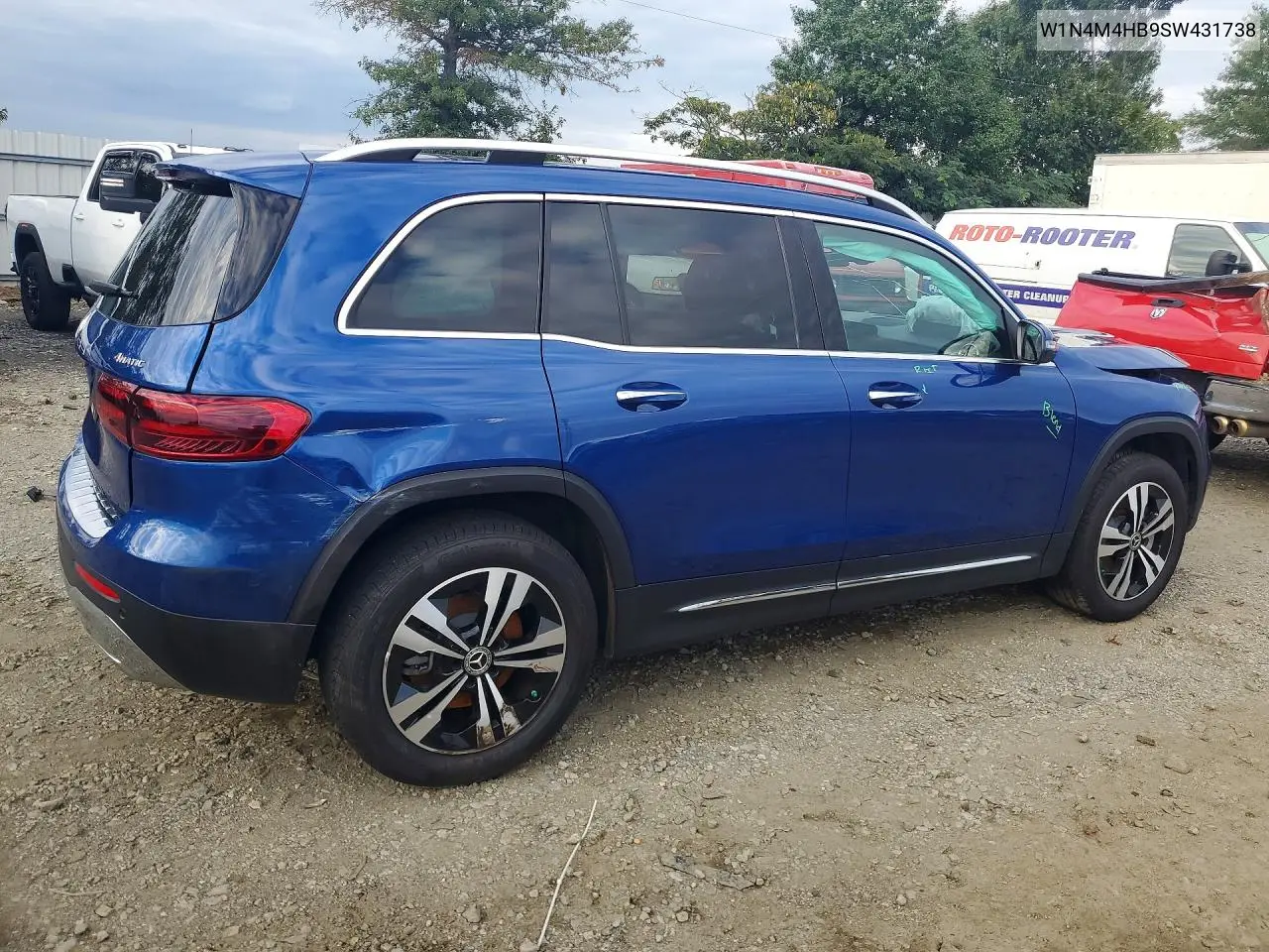 2025 MERCEDES GLB VIN W1N4M4HB9SW431738 — фото 3