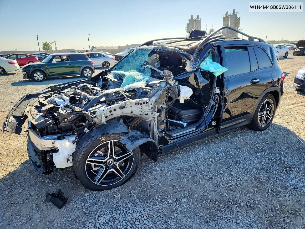 MERCEDES GLB 2025, VIN W1N4M4GB0SW386111