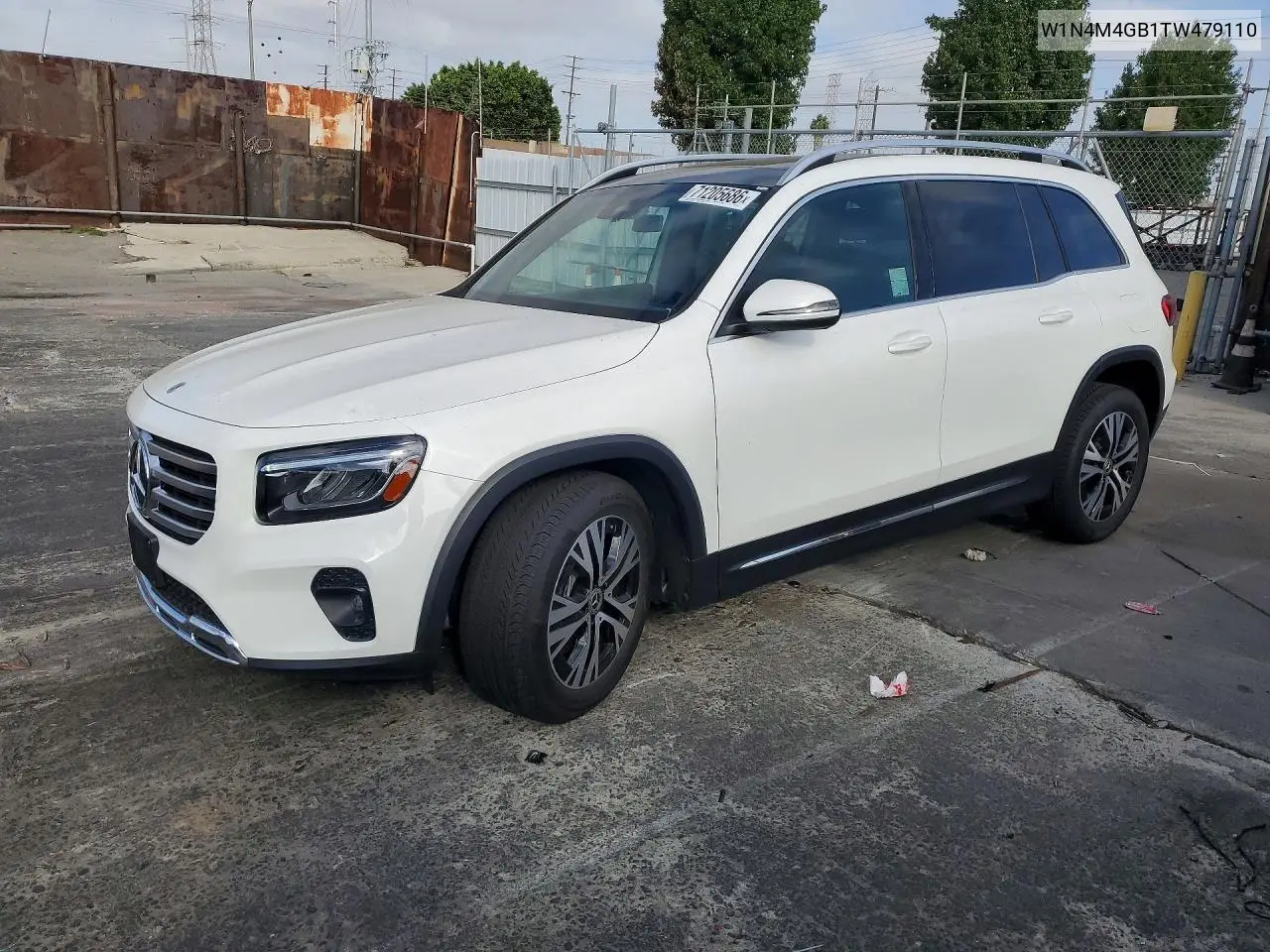 MERCEDES GLB 2026, VIN W1N4M4GB1TW479110