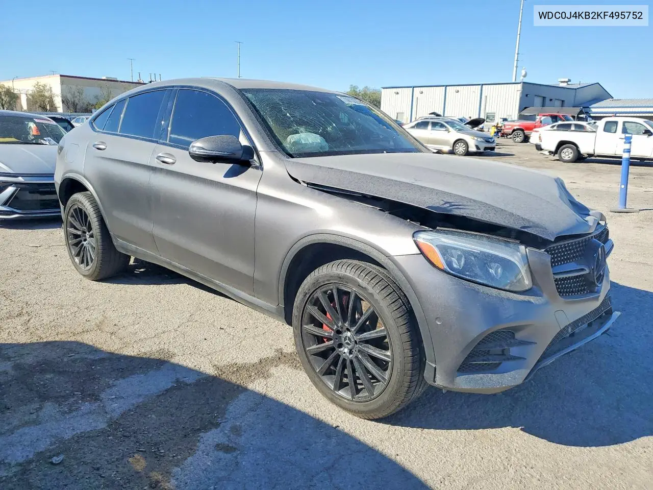 2019 MERCEDES GLC COUPE VIN WDC0J4KB2KF495752 — фото 4