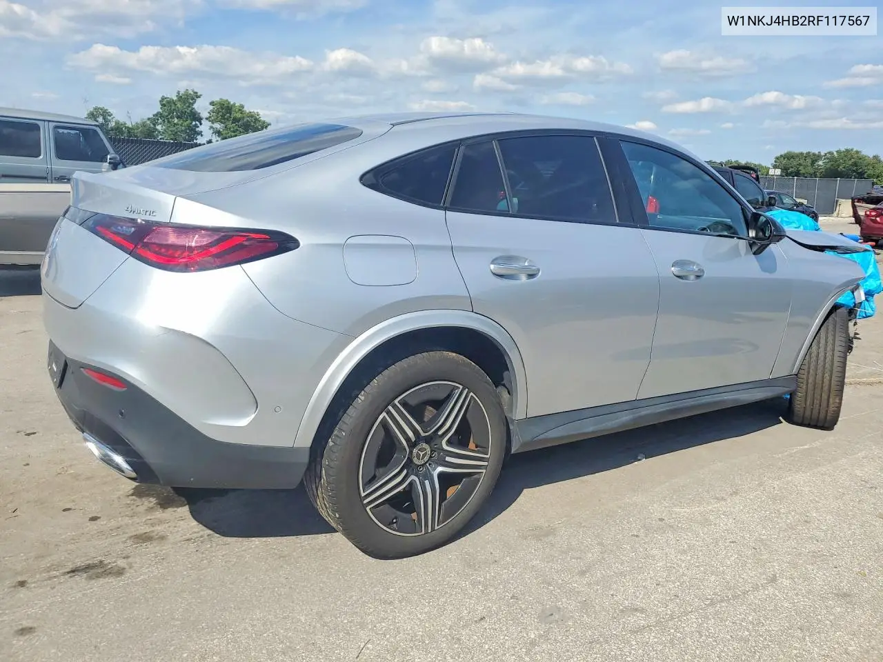 2024 MERCEDES GLC COUPE VIN W1NKJ4HB2RF117567 — фото 3