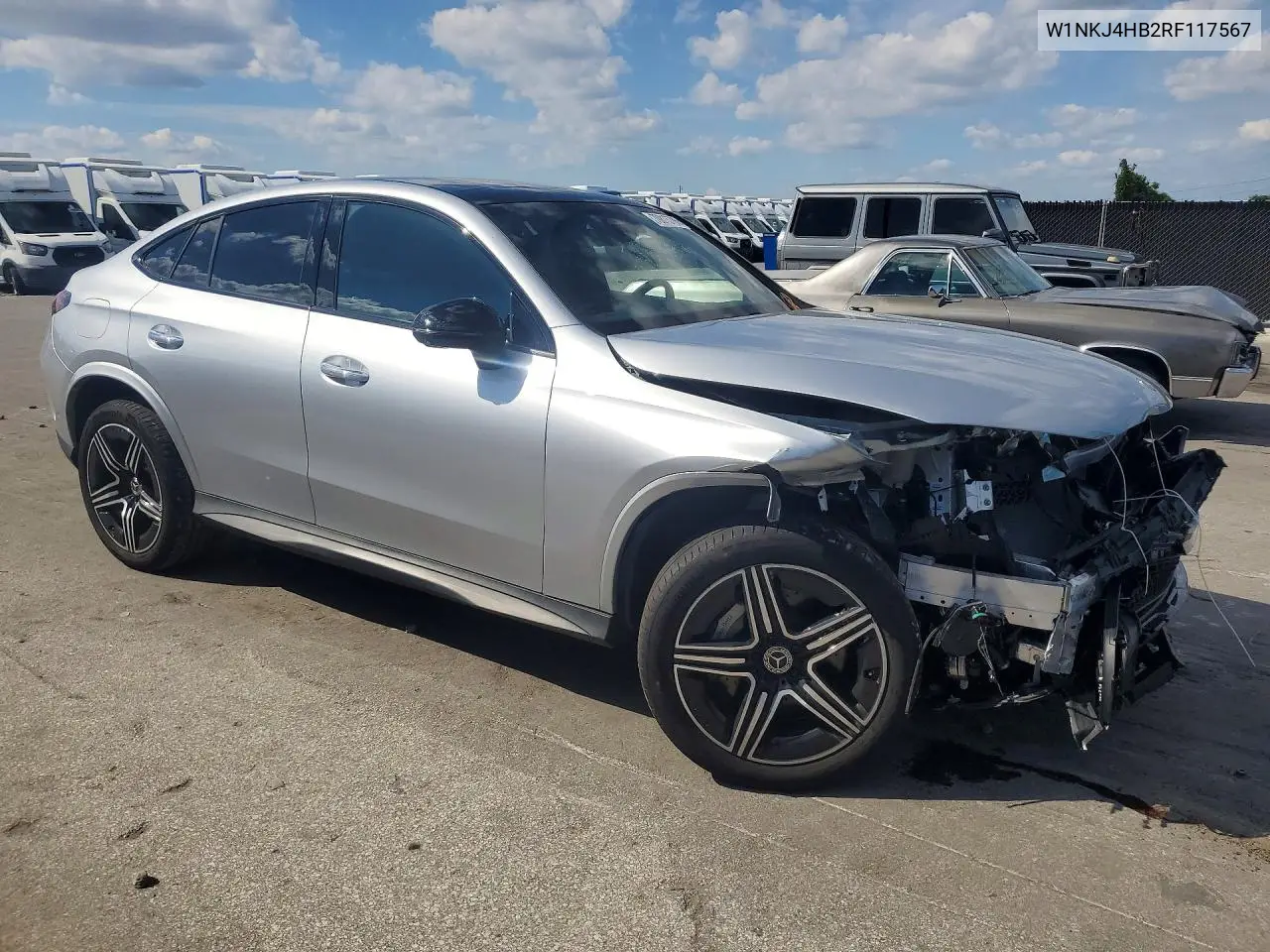 2024 MERCEDES GLC COUPE VIN W1NKJ4HB2RF117567 — фото 4
