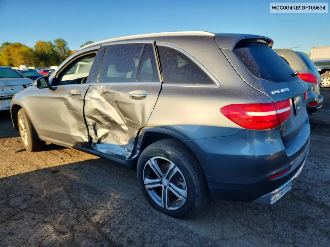 2016 MERCEDES GLC VIN WDC0G4KB9GF100634 — фото 2