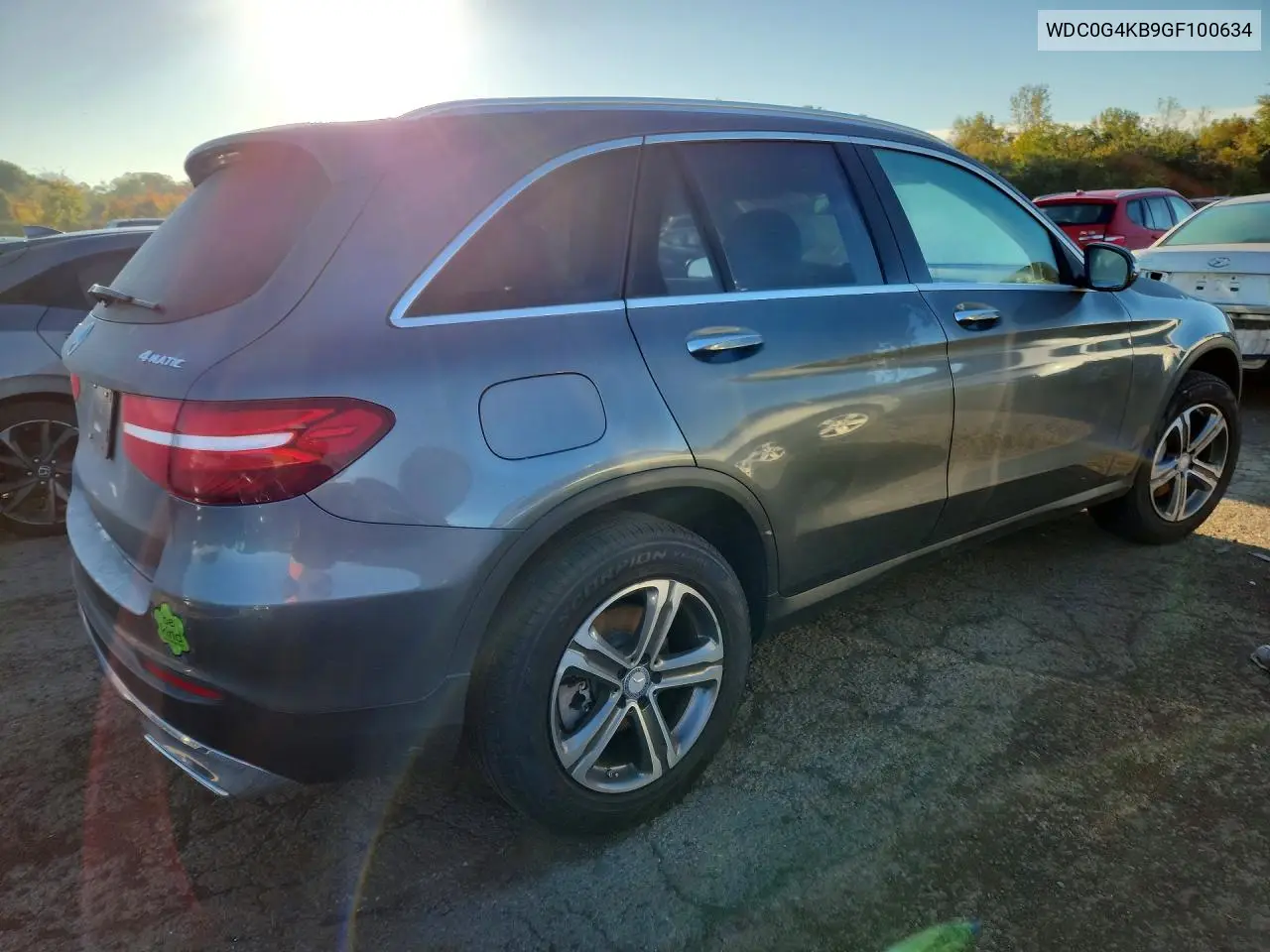 2016 MERCEDES GLC VIN WDC0G4KB9GF100634 — фото 3