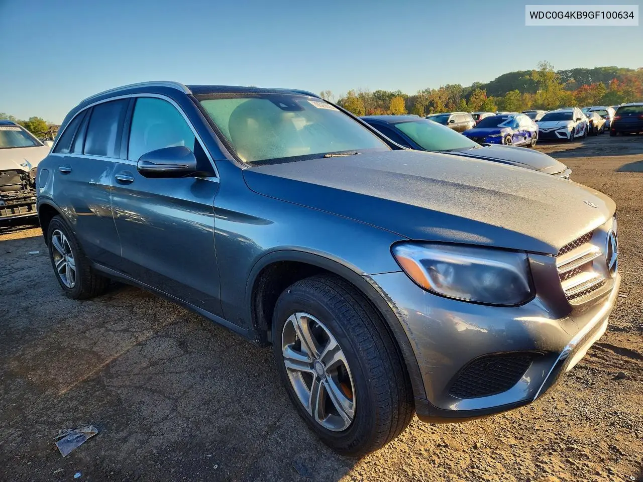 2016 MERCEDES GLC VIN WDC0G4KB9GF100634 — фото 4