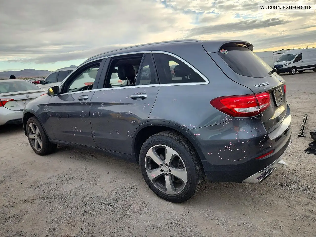 2016 MERCEDES GLC VIN WDC0G4JBXGF045418 — фото 2