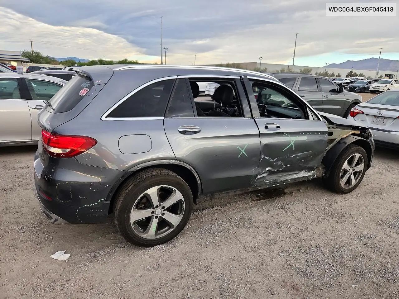 2016 MERCEDES GLC VIN WDC0G4JBXGF045418 — фото 3