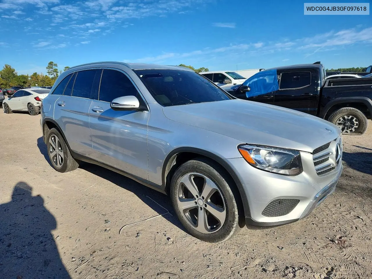 2016 MERCEDES GLC VIN WDC0G4JB3GF097618 — фото 4