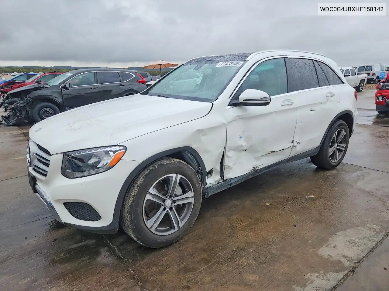 MERCEDES GLC 2017, VIN WDC0G4JBXHF158142