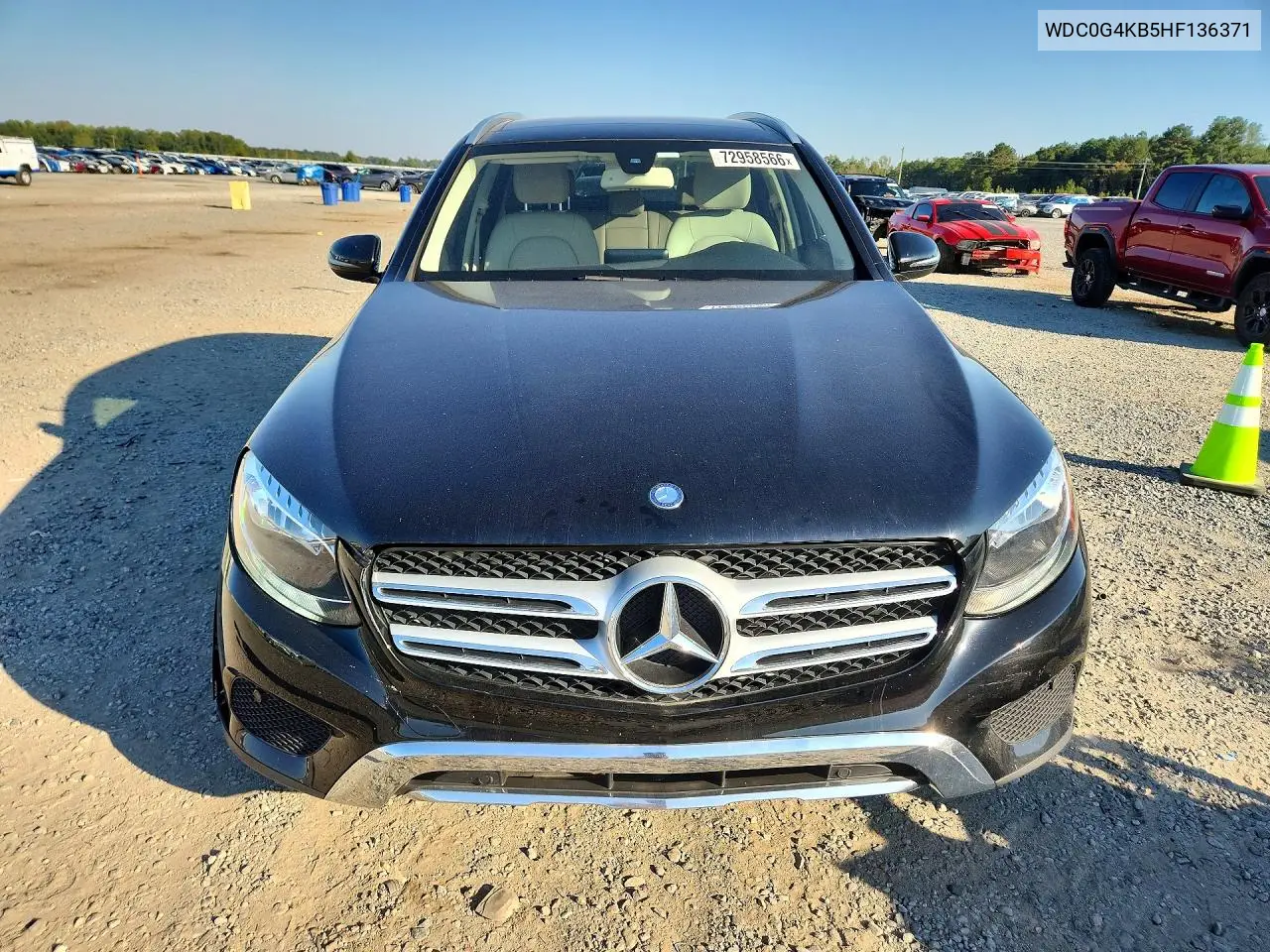 2017 MERCEDES GLC VIN WDC0G4KB5HF136371 — фото 5
