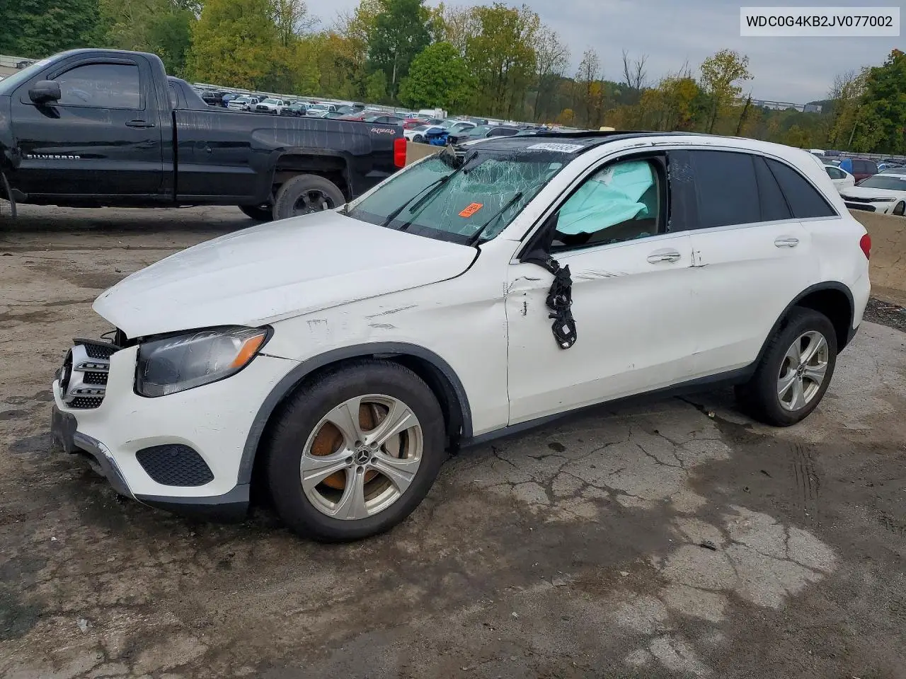 MERCEDES GLC 2018, VIN WDC0G4KB2JV077002