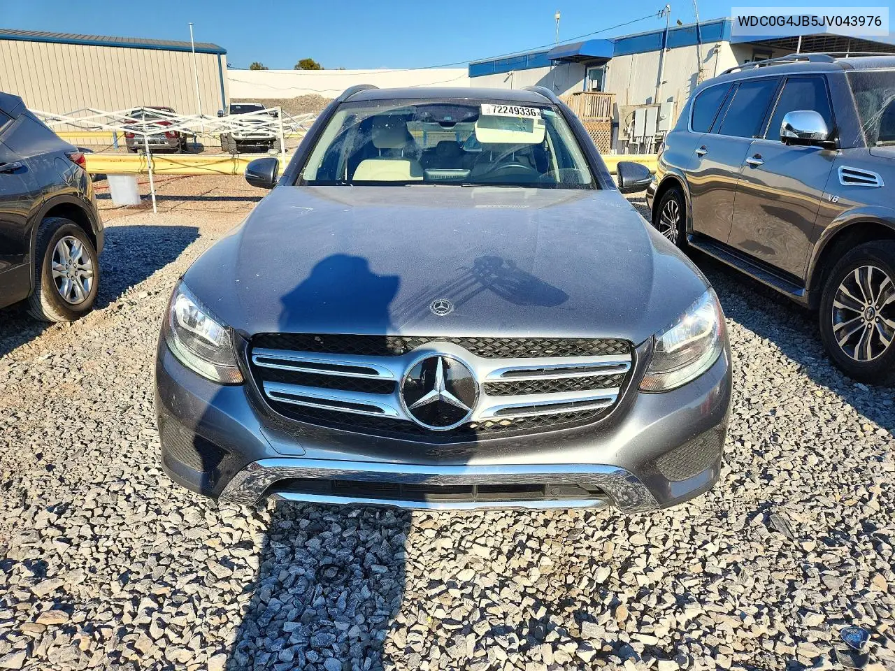 2018 MERCEDES GLC VIN WDC0G4JB5JV043976 — фото 5