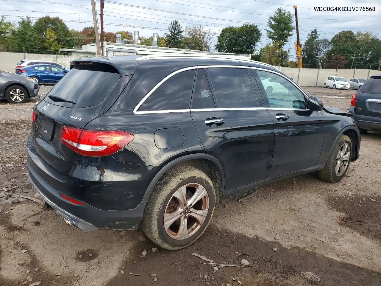 2018 MERCEDES GLC VIN WDC0G4KB3JV076568 — фото 3