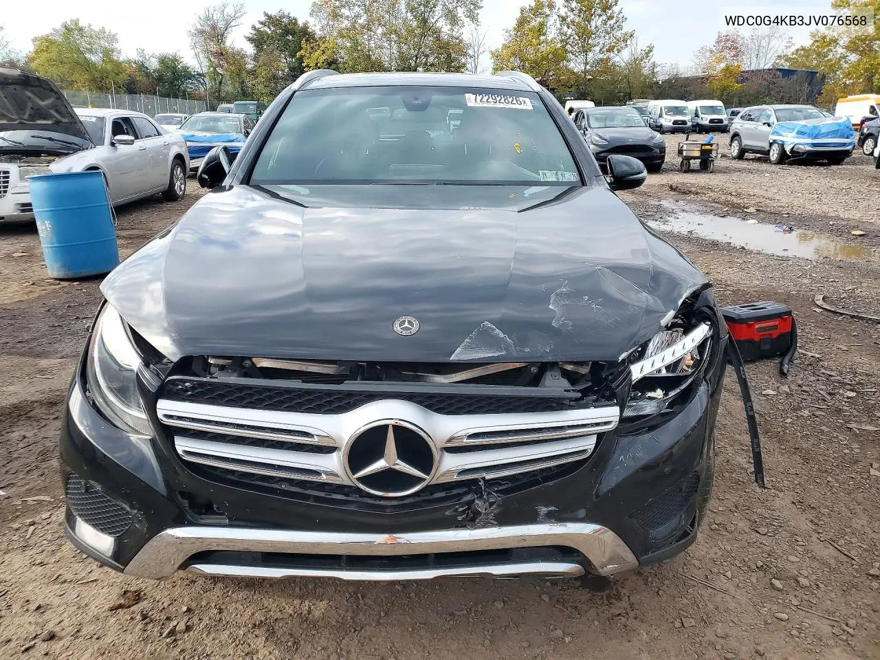2018 MERCEDES GLC VIN WDC0G4KB3JV076568 — фото 5
