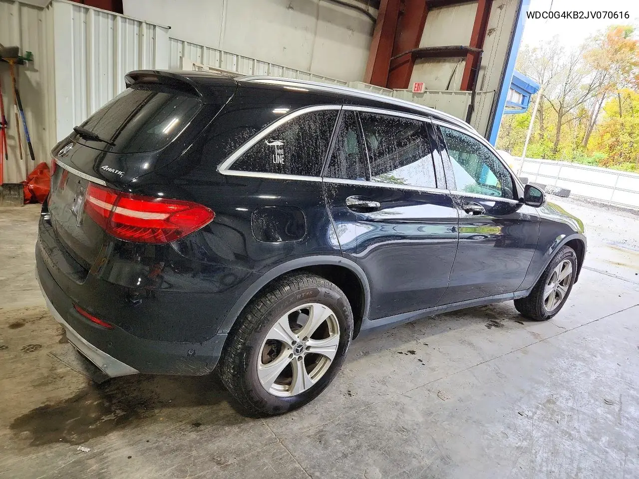 2018 MERCEDES GLC VIN WDC0G4KB2JV070616 — фото 3