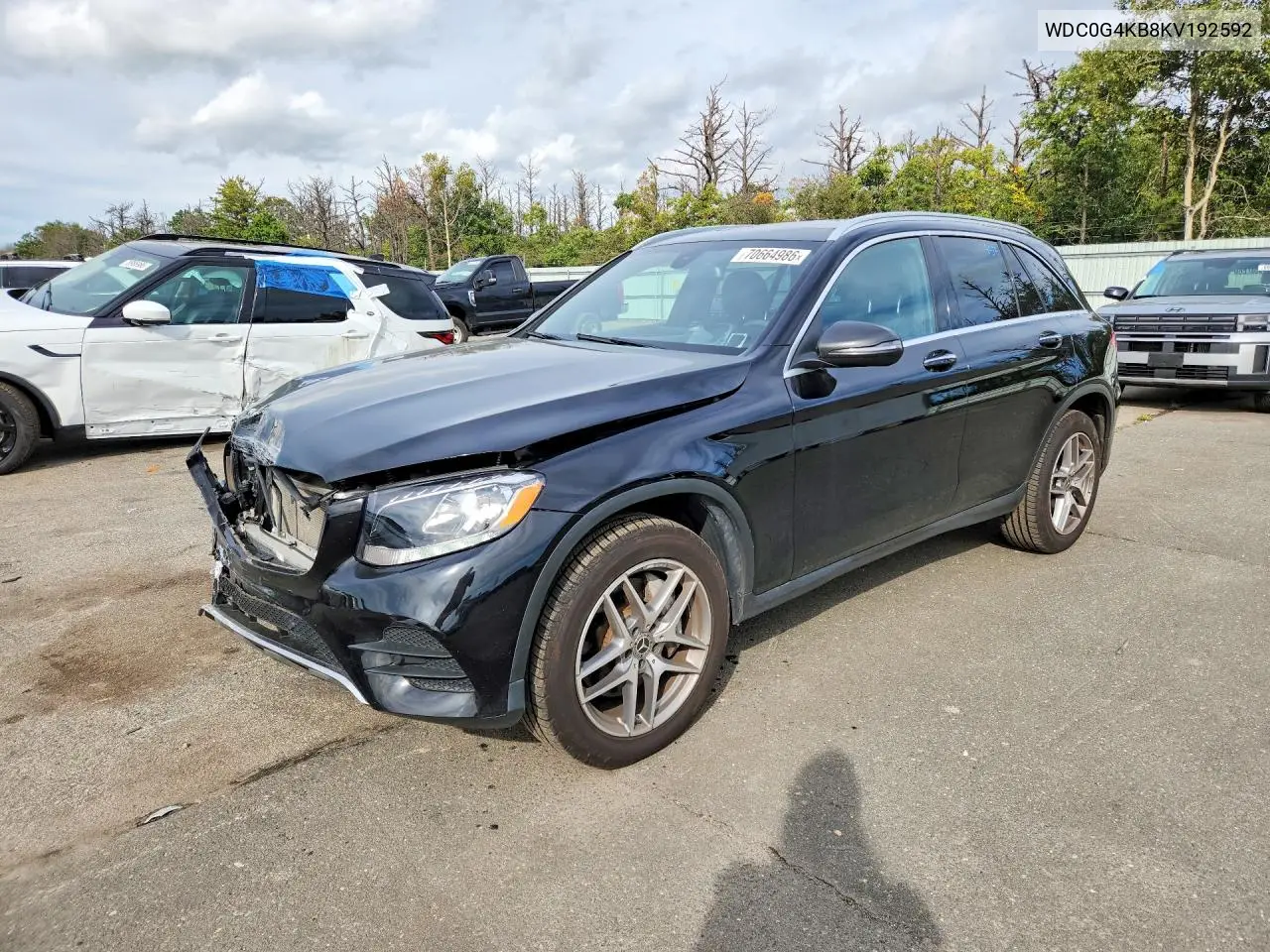 MERCEDES GLC 2019, VIN WDC0G4KB8KV192592