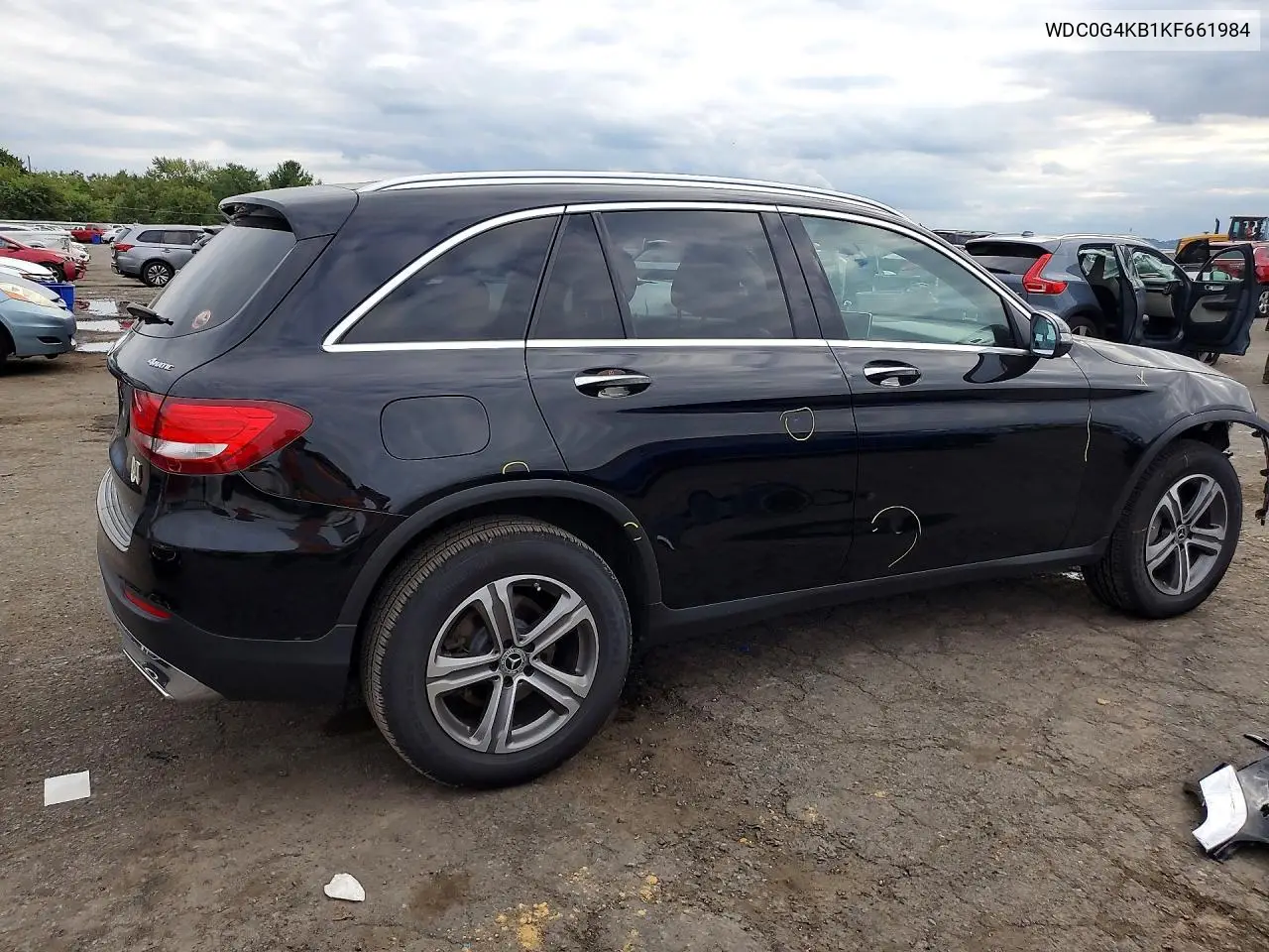 2019 MERCEDES GLC VIN WDC0G4KB1KF661984 — фото 3