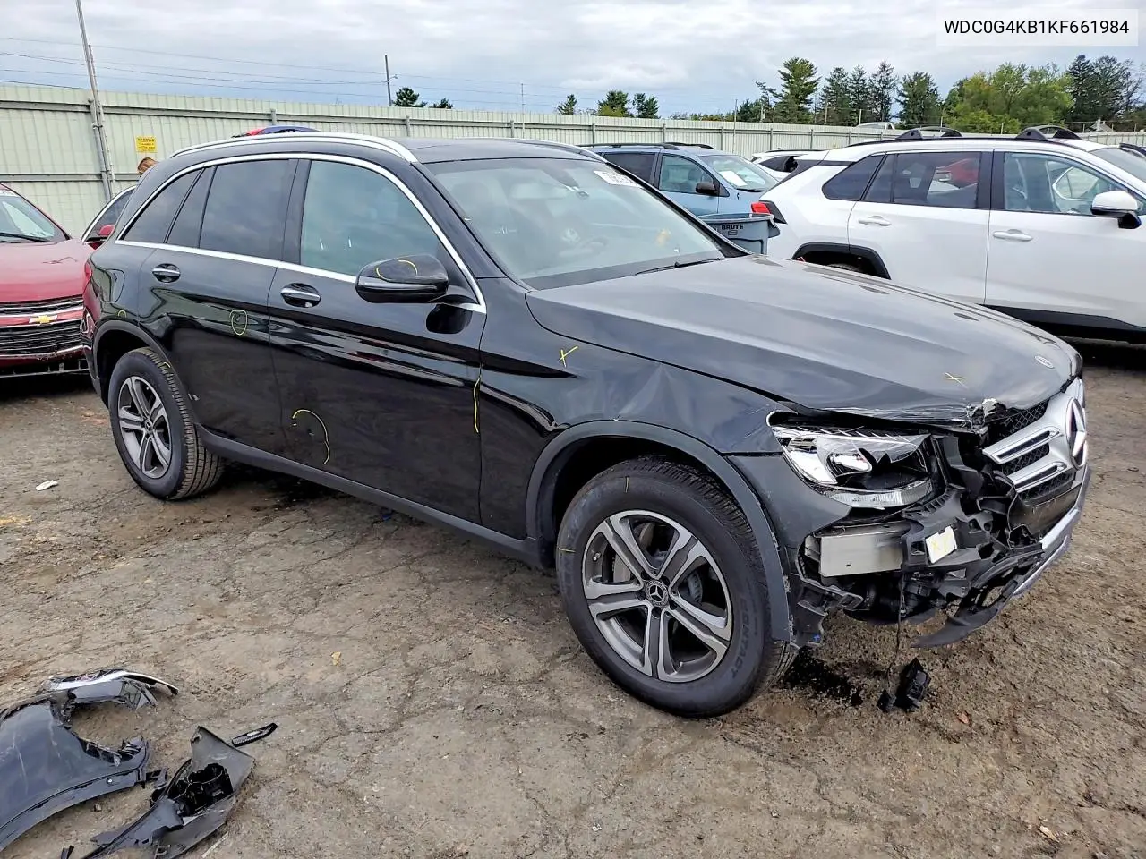 2019 MERCEDES GLC VIN WDC0G4KB1KF661984 — фото 4
