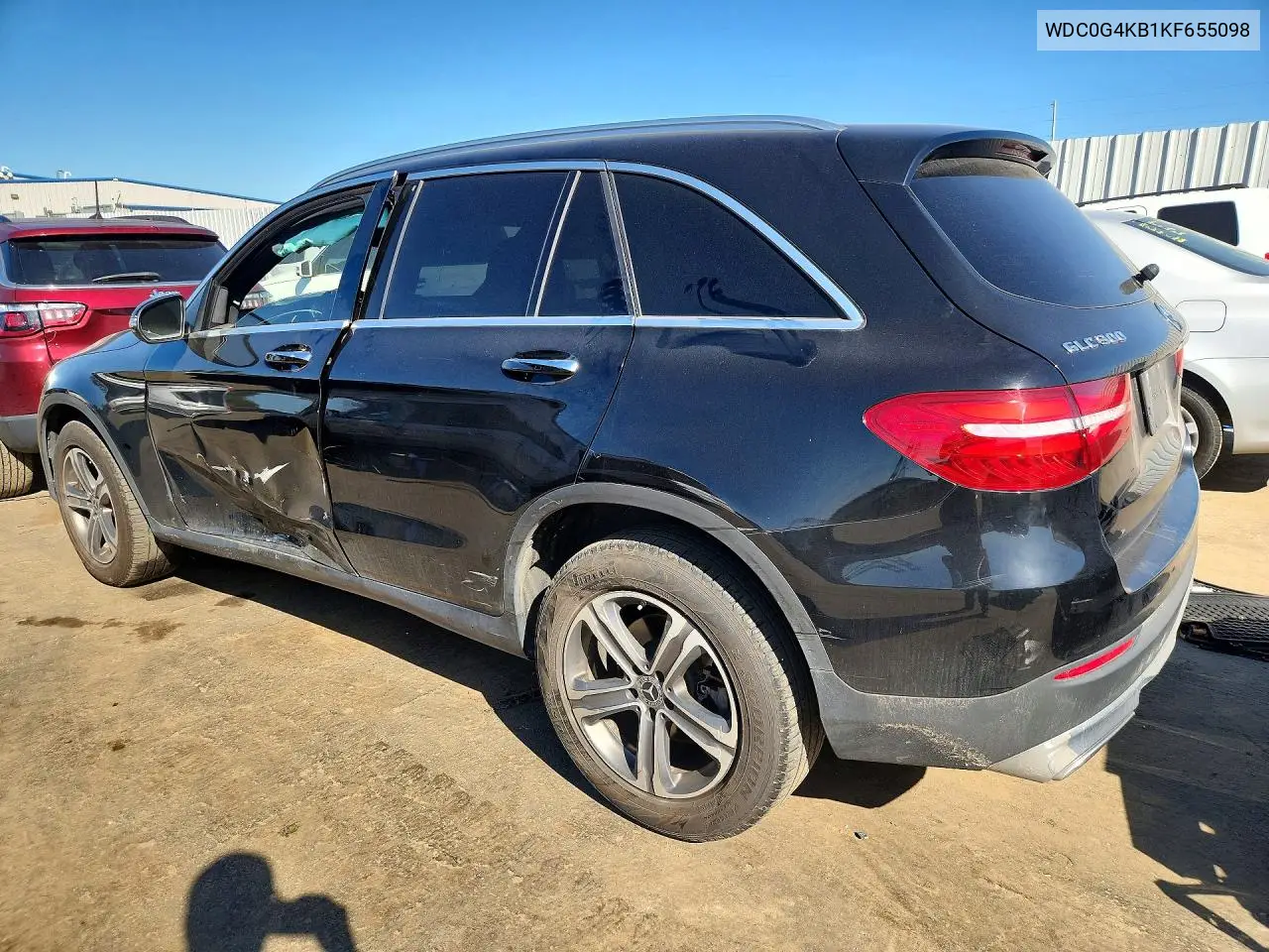 2019 MERCEDES GLC VIN WDC0G4KB1KF655098 — фото 2