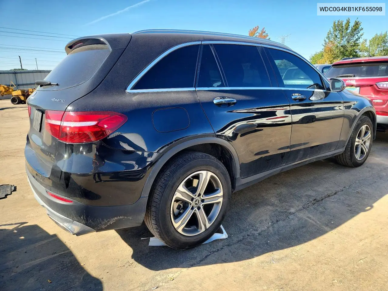 2019 MERCEDES GLC VIN WDC0G4KB1KF655098 — фото 3