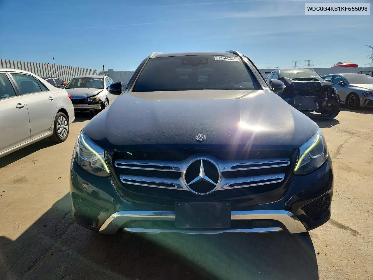 2019 MERCEDES GLC VIN WDC0G4KB1KF655098 — фото 5