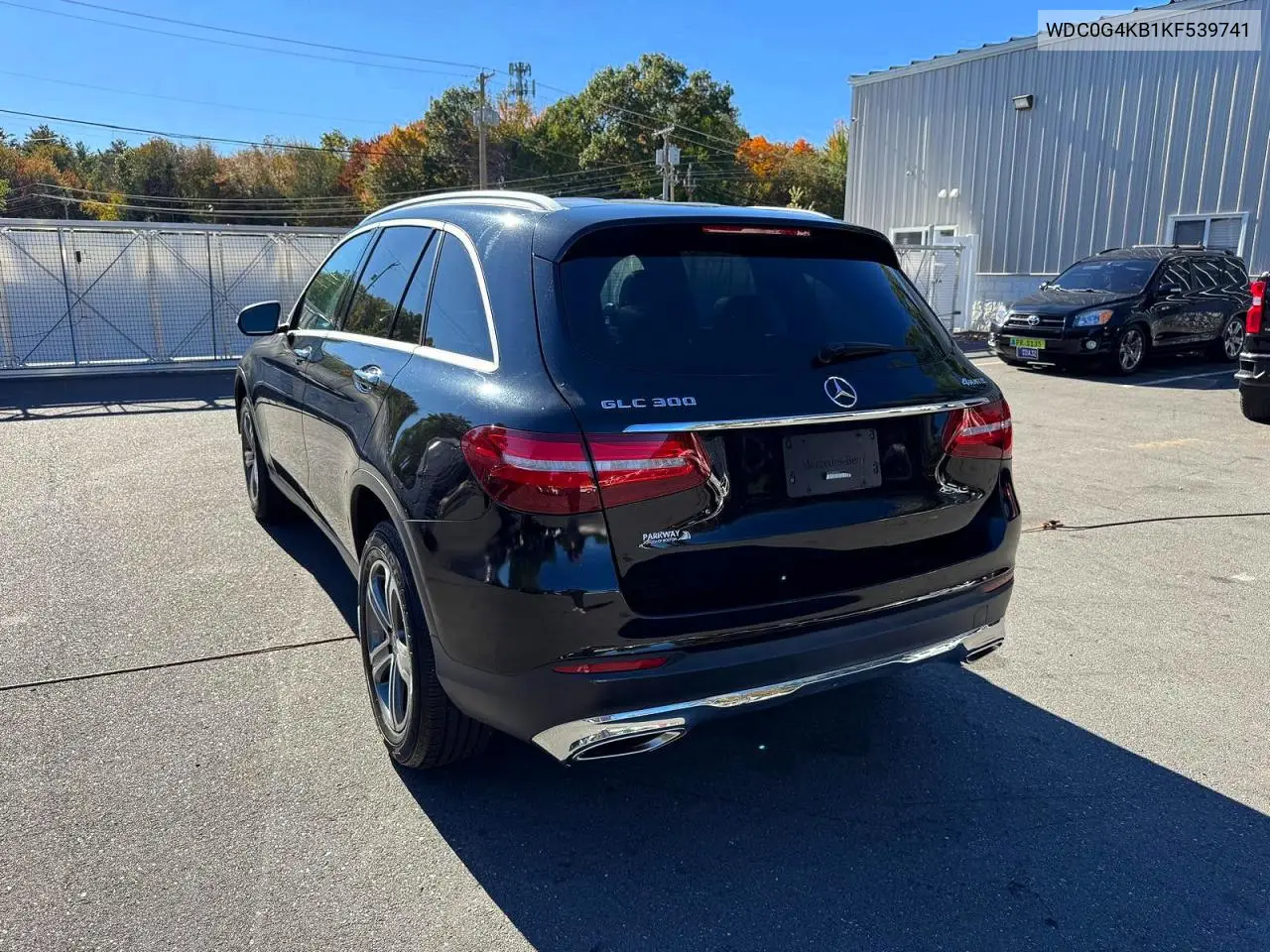 2019 MERCEDES GLC VIN WDC0G4KB1KF539741 — фото 2