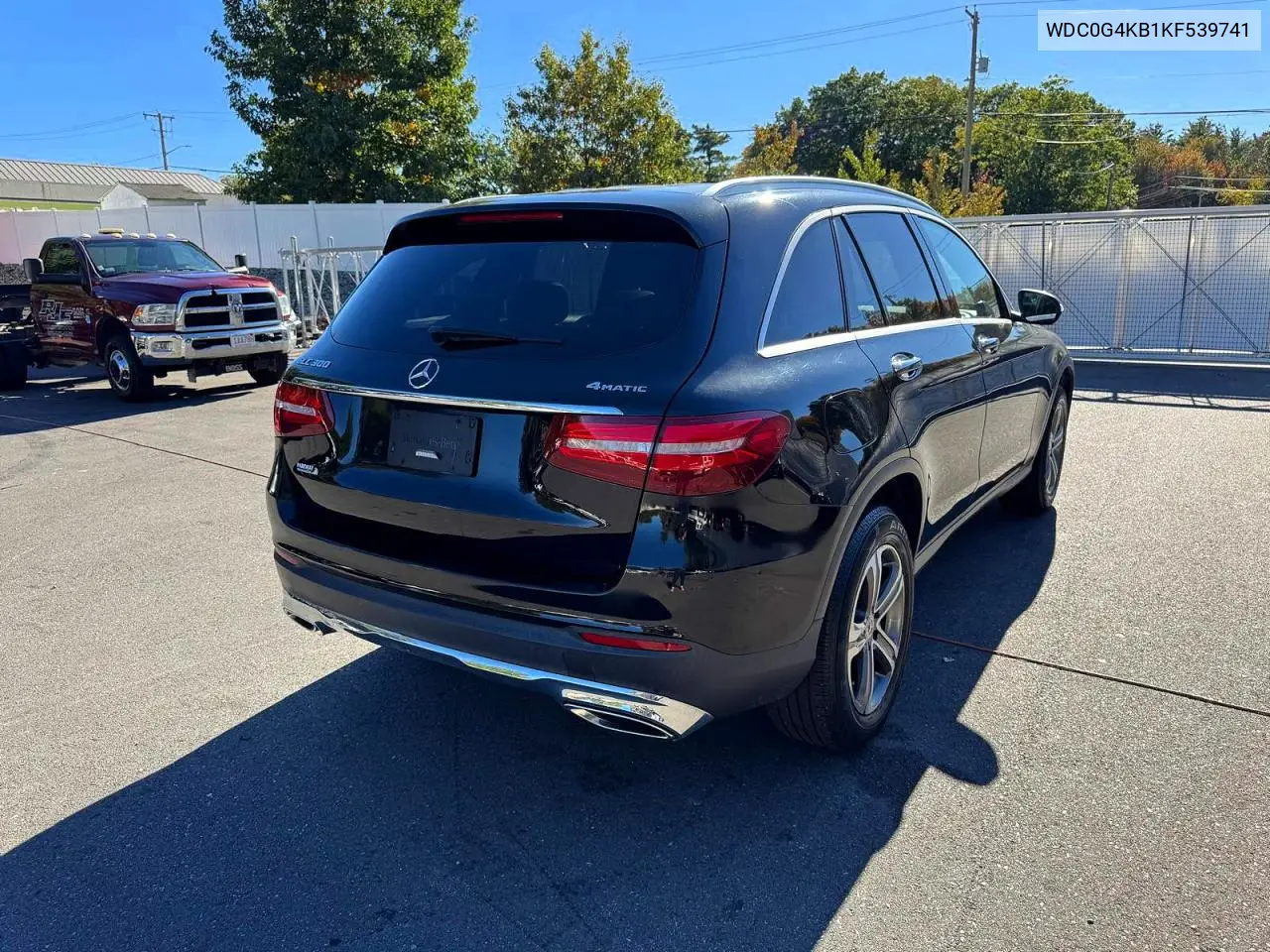 2019 MERCEDES GLC VIN WDC0G4KB1KF539741 — фото 3
