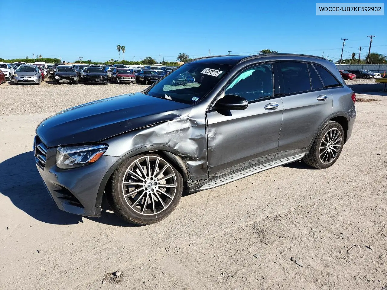MERCEDES GLC 2019, VIN WDC0G4JB7KF592932