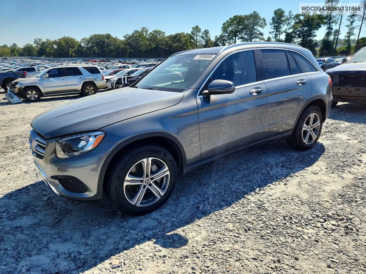 MERCEDES GLC 2019, VIN WDC0G4JB2KV131868