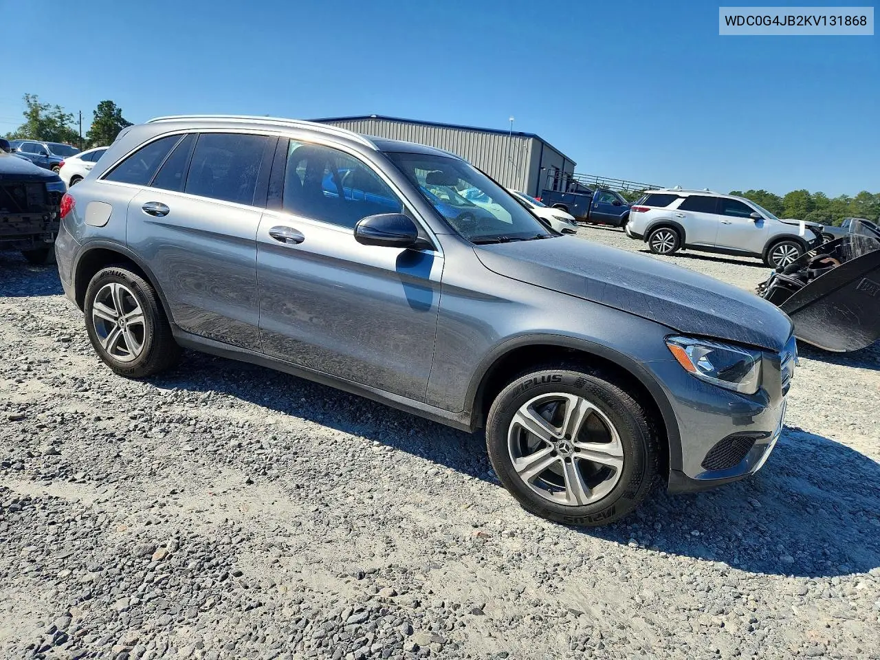 2019 MERCEDES GLC VIN WDC0G4JB2KV131868 — фото 4