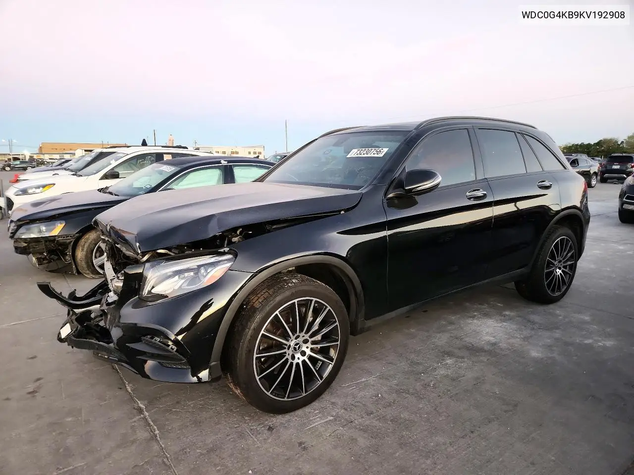MERCEDES GLC 2019, VIN WDC0G4KB9KV192908