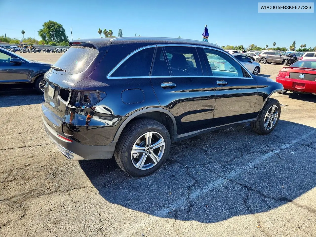 2019 MERCEDES GLC VIN WDC0G5EB8KF627333 — фото 3