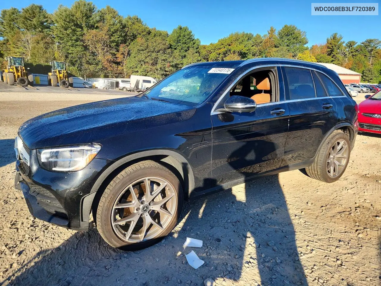 MERCEDES GLC 2020, VIN WDC0G8EB3LF720389