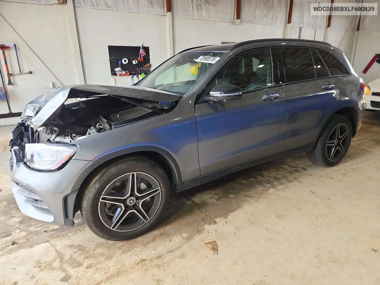 MERCEDES GLC 2020, VIN WDC0G8EBXLF690839