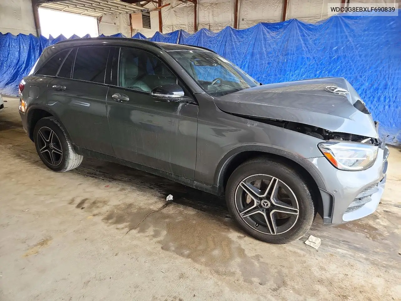 2020 MERCEDES GLC VIN WDC0G8EBXLF690839 — фото 4