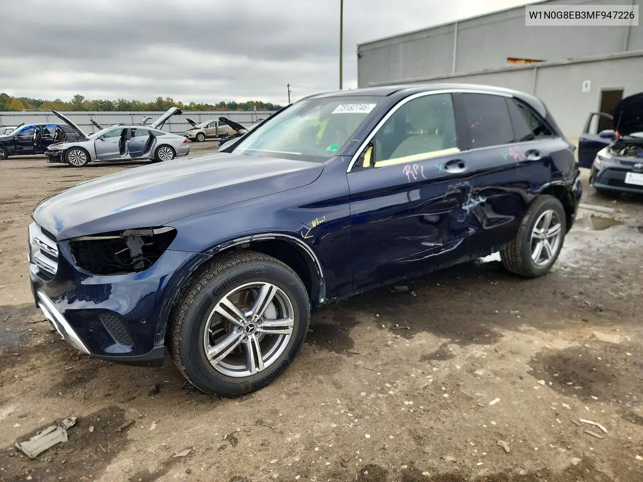 MERCEDES GLC 2021, VIN W1N0G8EB3MF947226