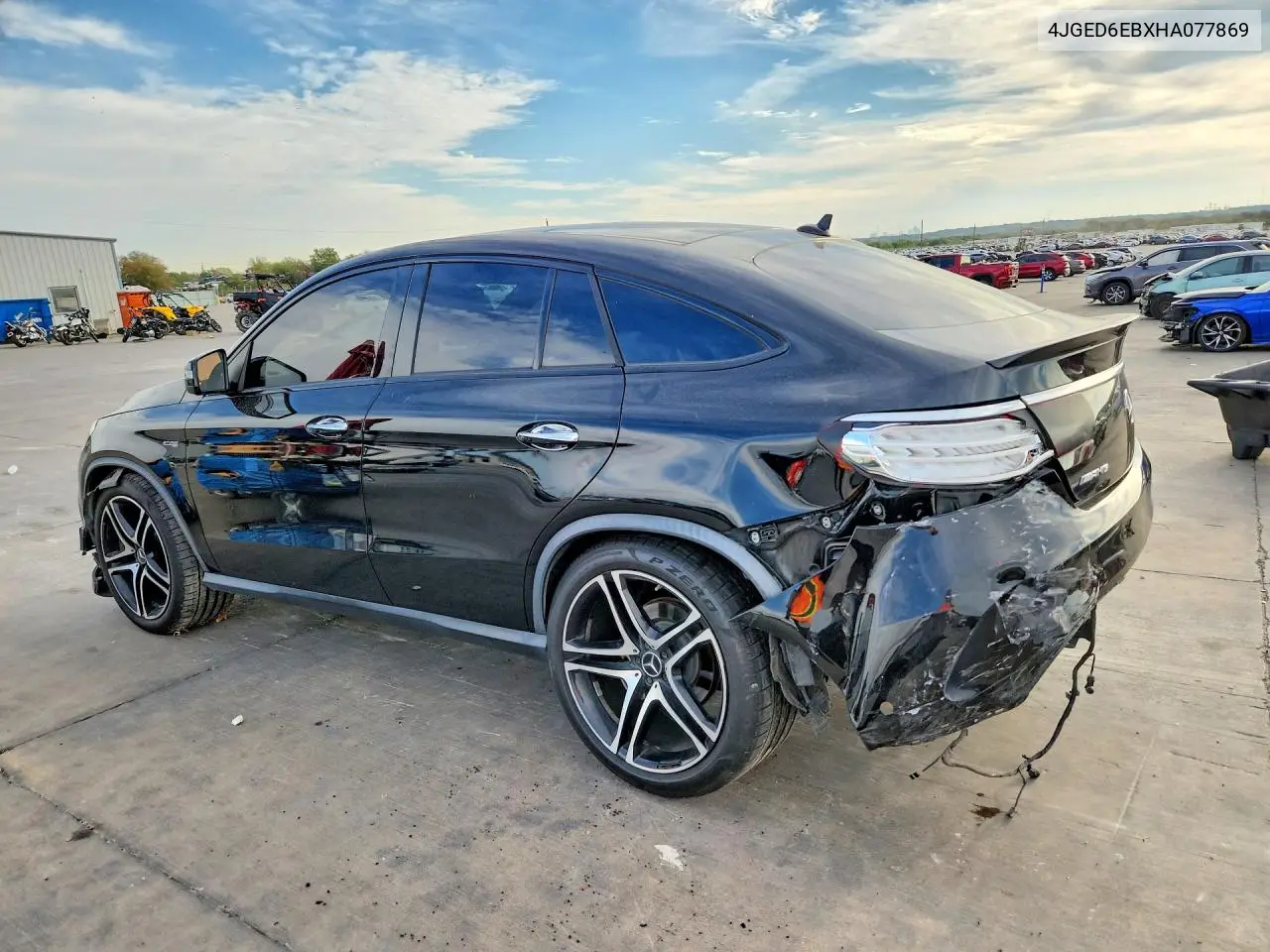 2017 MERCEDES GLE COUPE VIN 4JGED6EBXHA077869 — фото 2