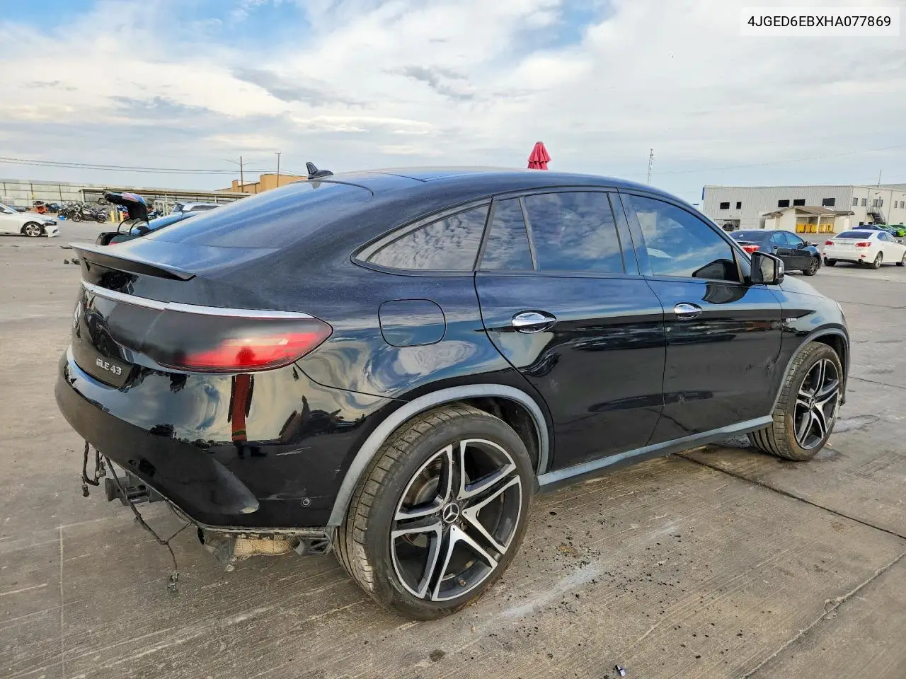2017 MERCEDES GLE COUPE VIN 4JGED6EBXHA077869 — фото 3