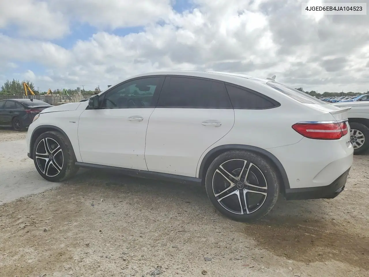 2018 MERCEDES GLE COUPE VIN 4JGED6EB4JA104523 — фото 2