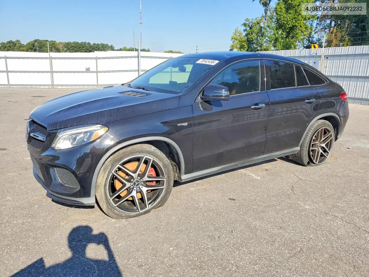 MERCEDES GLE COUPE 2018, VIN 4JGED6EB8JA092232
