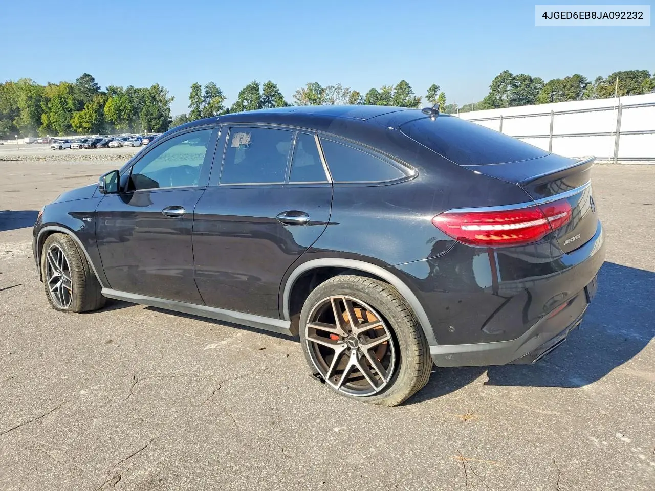 2018 MERCEDES GLE COUPE VIN 4JGED6EB8JA092232 — фото 2
