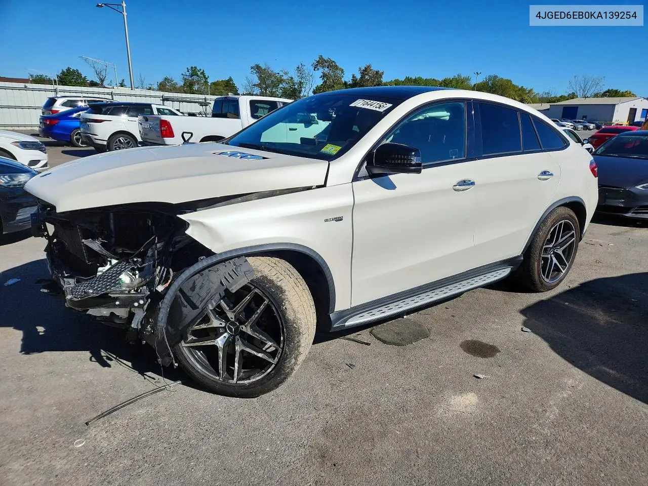 MERCEDES GLE COUPE 2019, VIN 4JGED6EB0KA139254