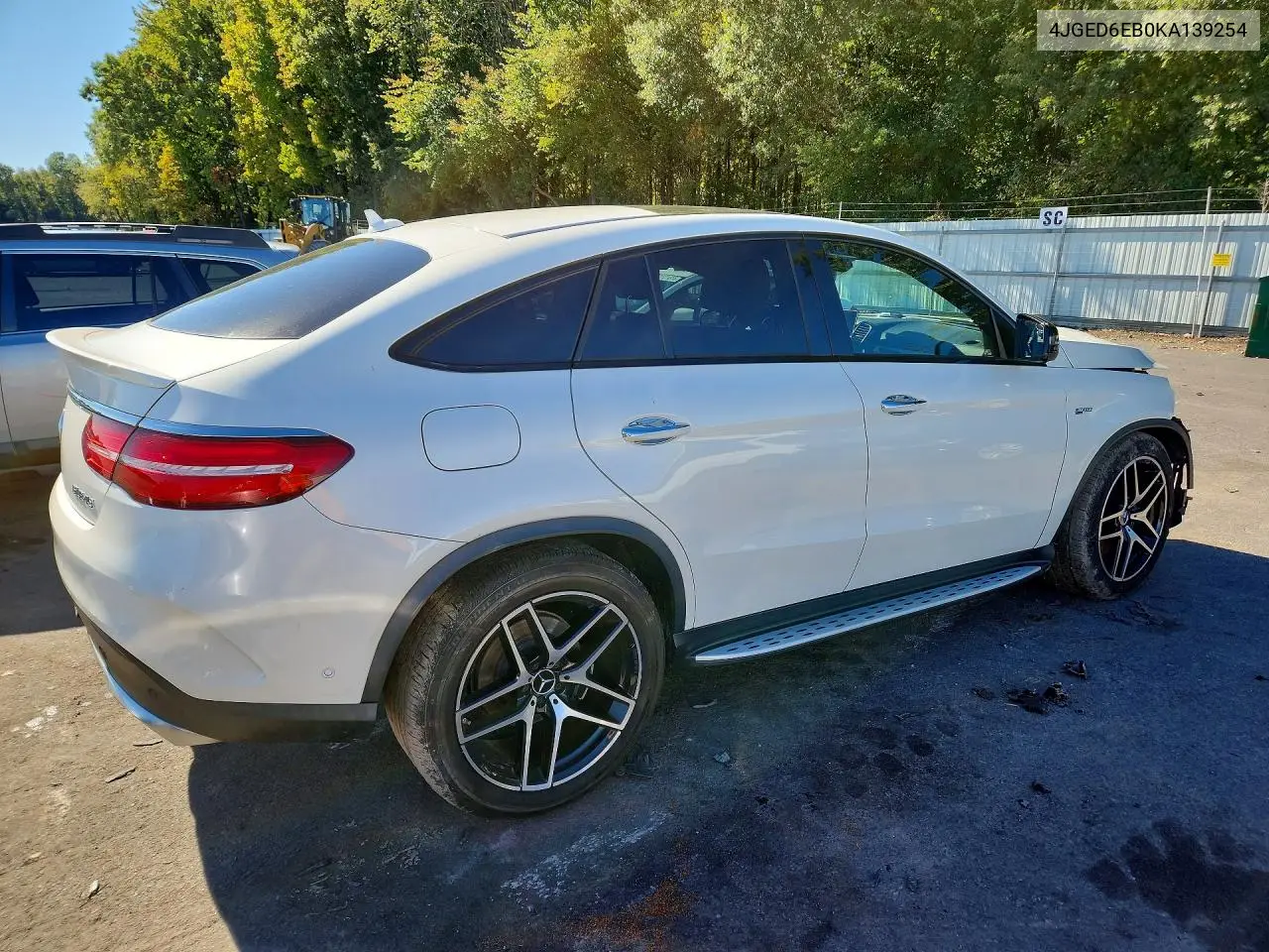 2019 MERCEDES GLE COUPE VIN 4JGED6EB0KA139254 — фото 3
