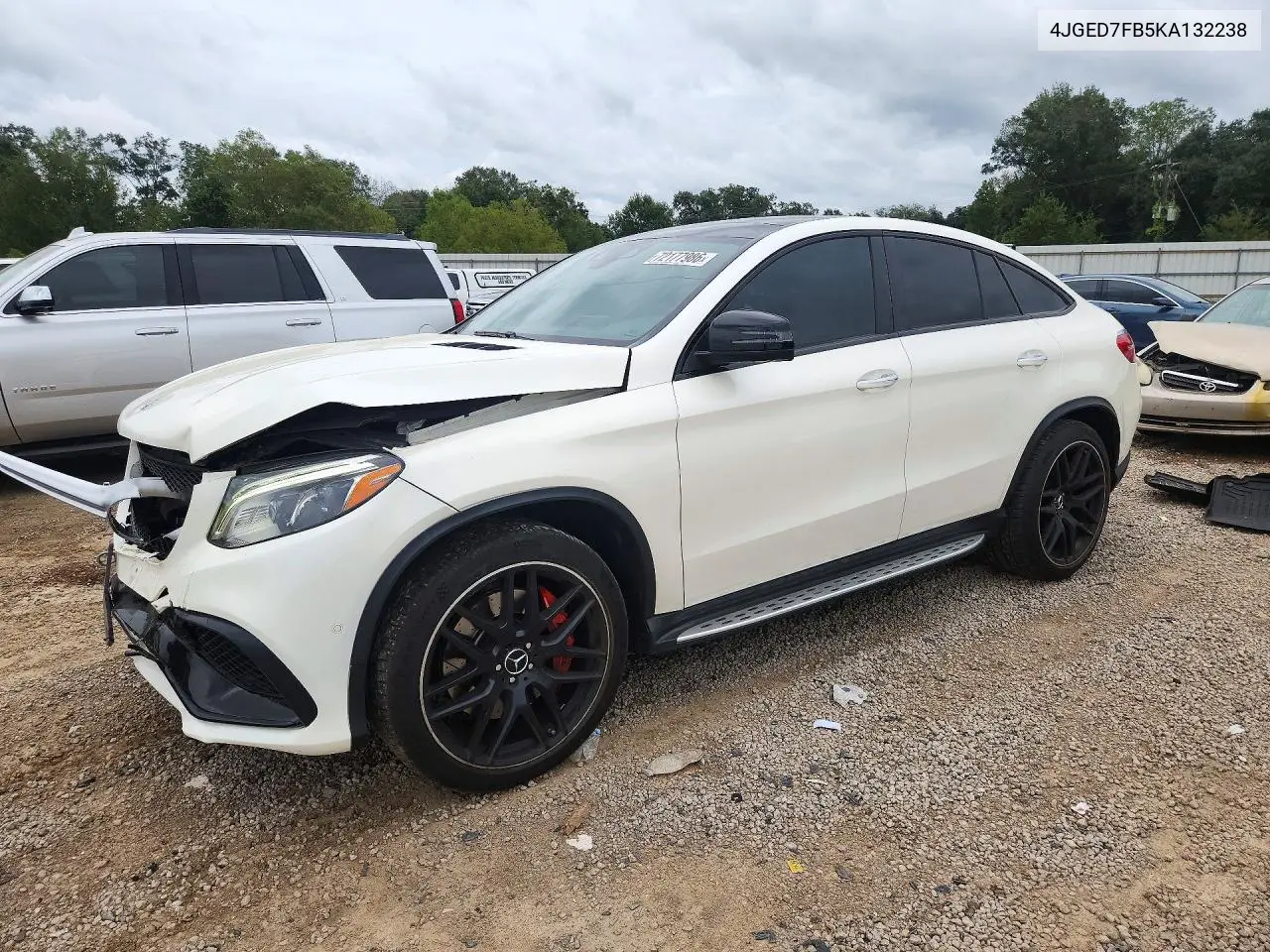 MERCEDES GLE COUPE 2019, VIN 4JGED7FB5KA132238