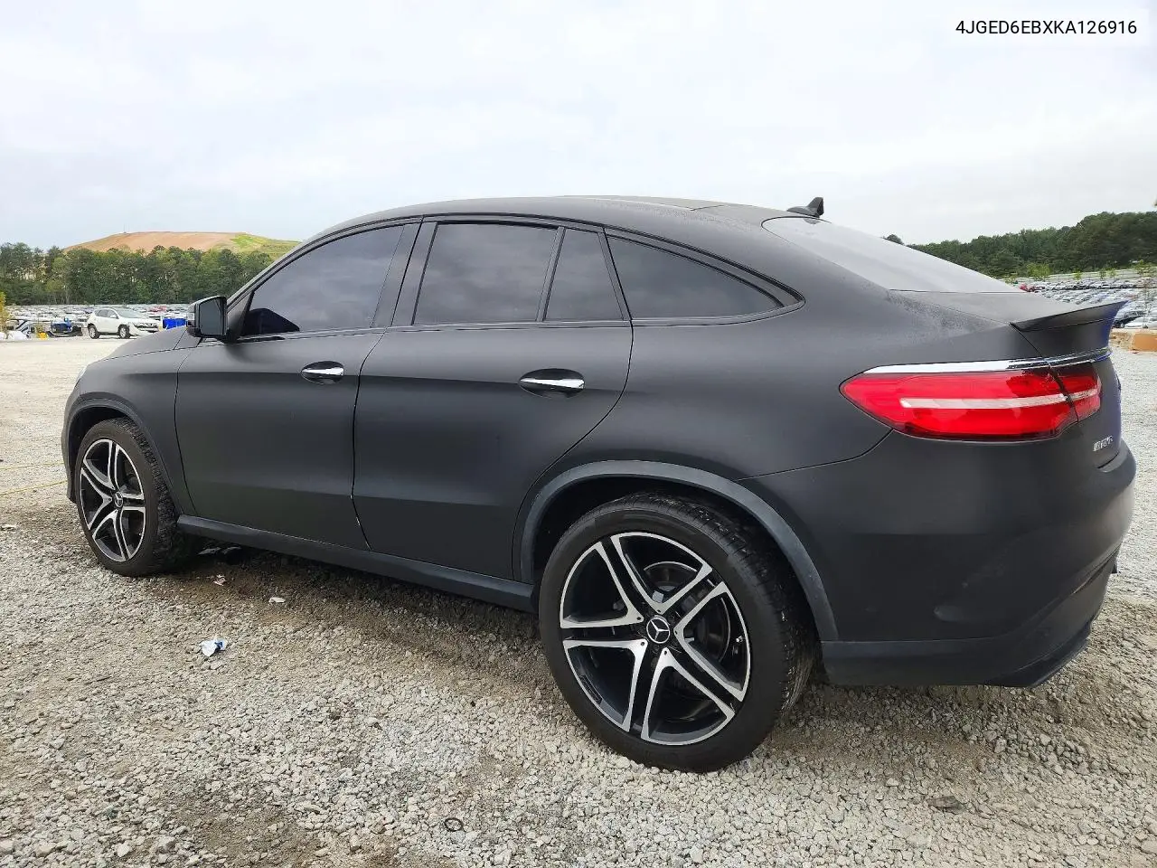 2019 MERCEDES GLE COUPE VIN 4JGED6EBXKA126916 — фото 2