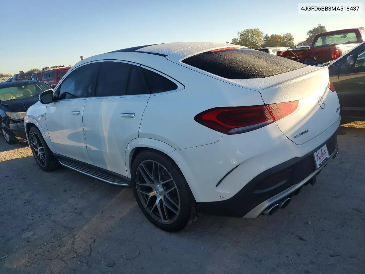 2021 MERCEDES GLE COUPE VIN 4JGFD6BB3MA518437 — фото 2