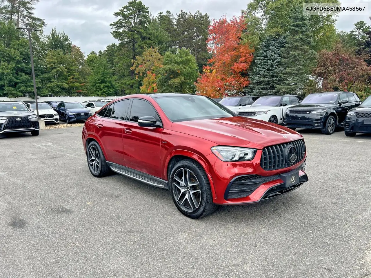 MERCEDES GLE COUPE 2021, VIN 4JGFD6BB0MA458567