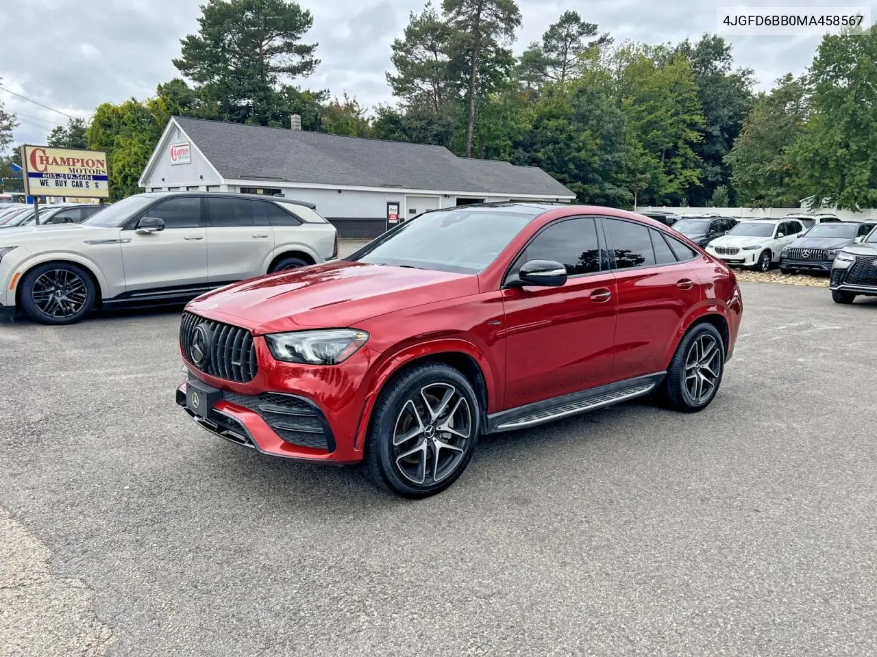2021 MERCEDES GLE COUPE VIN 4JGFD6BB0MA458567 — фото 2