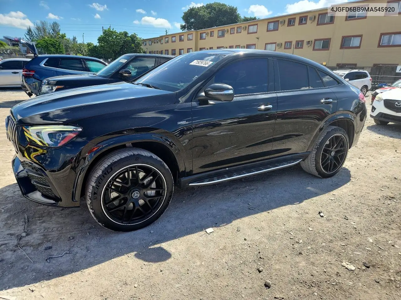 MERCEDES GLE COUPE 2021, VIN 4JGFD6BB9MA545920